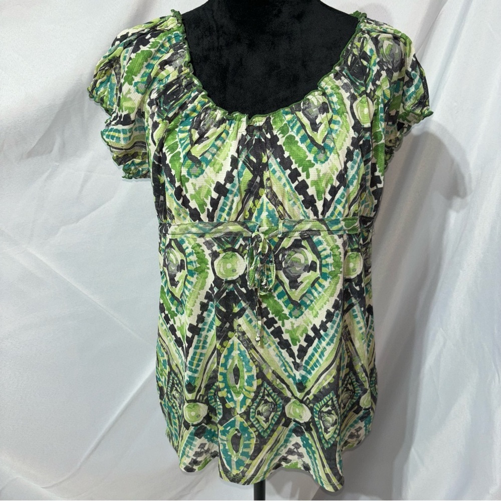 Axcess Cap Sleeve Top Size XL